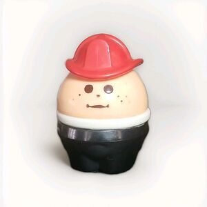 Vintage Little Tikes Chunky People Fireman Fire Fighter Red Hat